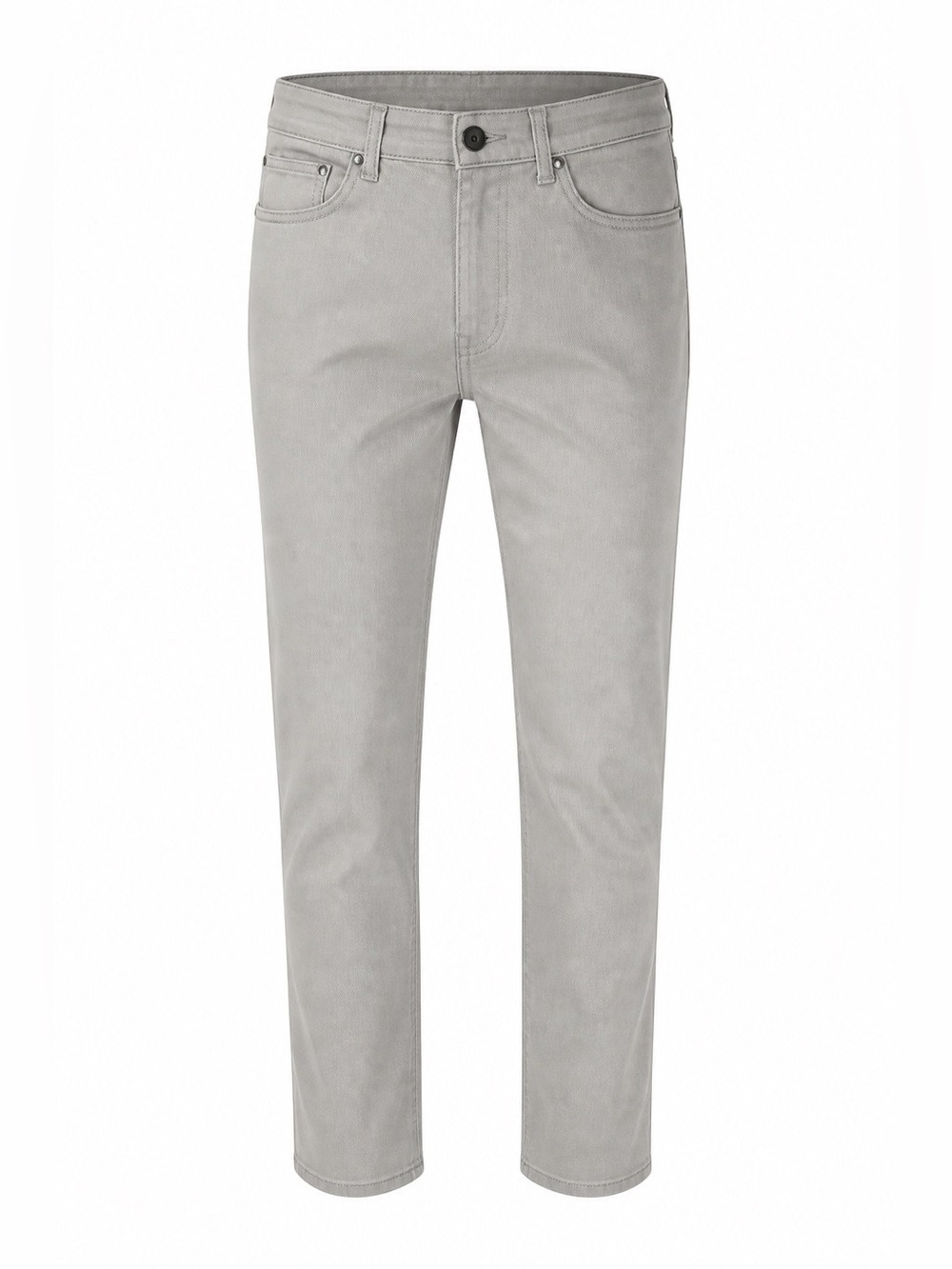 Uniqlo Ultra Stretch Skinny Pants Grey Khaki Beige 28x33 NWOT - Picture 2 of 5